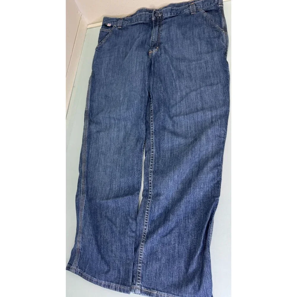 Carhartt Carpenter Jeans Mens 40X32 Relaxed Fit Workwear Safety Pants BD4633 FRM
